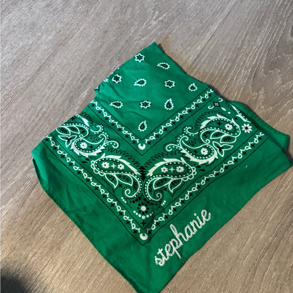 Stephanie Green Paisley Bandana